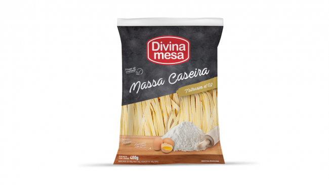 MASSA CASEIRA DIVINA MESA COM OVOS Nº2 500 gr
